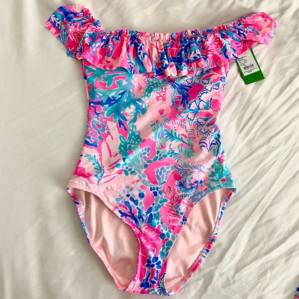 Lilly pulitzer one piece bathing suit